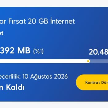 İnternet Paketi Hızlı Tüketiliyor, Çözüm Bekleniyor