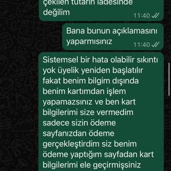 Yetkisiz Kart İşlemi Ve Yetersiz Açıklama