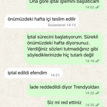 Teslim Edilmeyen Bahçe Takımı İçin İade Reddi Ve Destek Hattı Sorunları