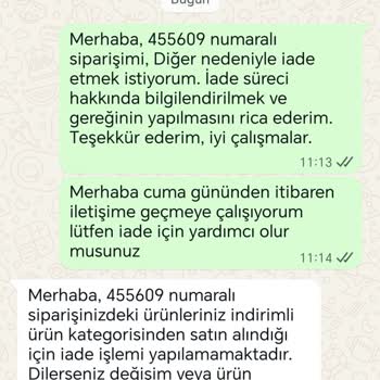 14 Günlük Cayma Hakkımın İade Reddi Ve Kupon Zorlaması