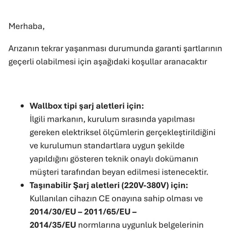 Şarj Edemeyen Togg T10X Ve Benzinli İkame Aracının Zorunlu Kullanımı