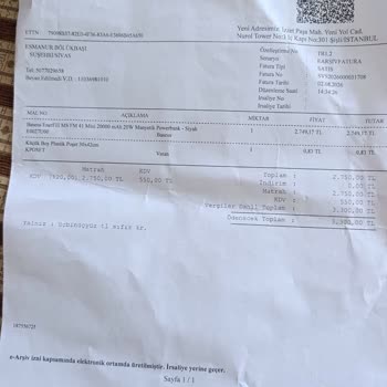 Vatan Şubesinde Aşırı Isınan Powerbank Şarj Etmiyor, İade Ve Değişim Talebine Kesin Red