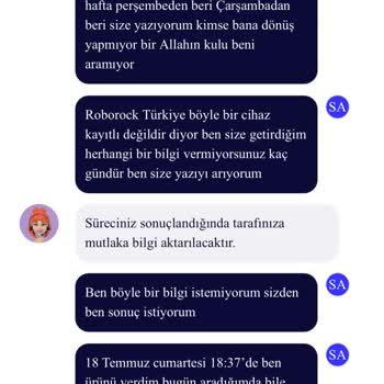 Roborock Robot Süpürge Tamiri İçin Teknosa’dan Cevapsızlık Ve Gecikme