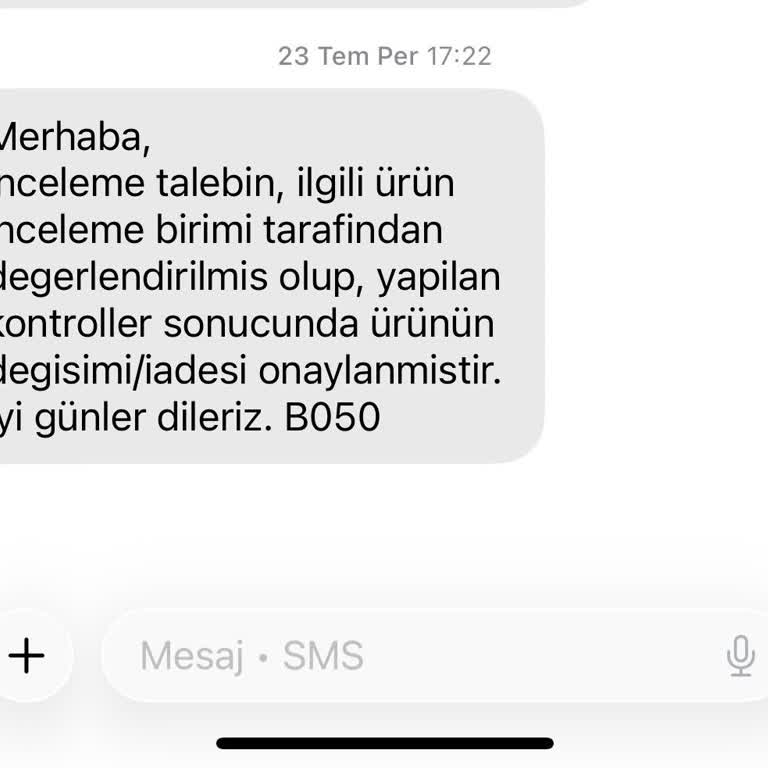 Onaylı Değişim Talebim 10 Gün Sonra Da Teslim Edilmedi