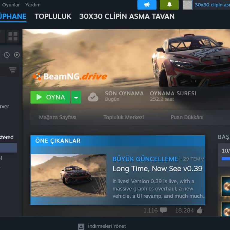 0.39 Güncellemesi Sonrası BeamNG.Drive Mod Desteği Çöktü Ve Oyun Çalışmıyor