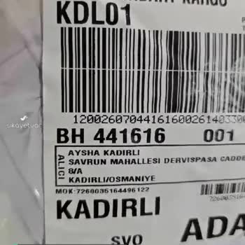 Aras Kargo Poşetsiz Kargo Teslimi