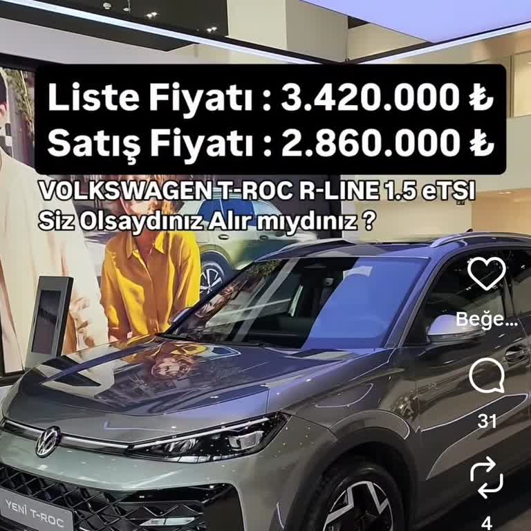 Araç Alımından Bir Hafta Sonra Büyük İndirim Ve 200 Bin TL Kayıp