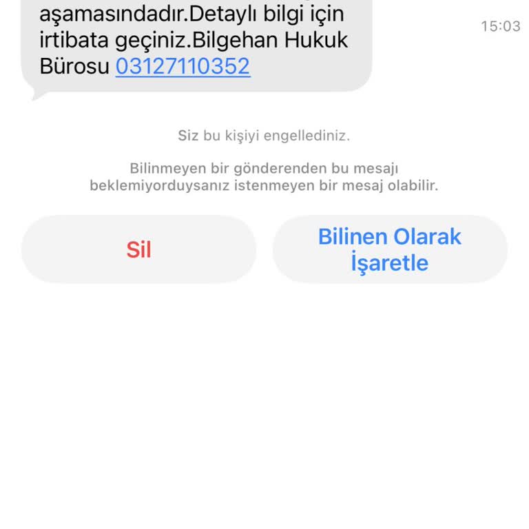 Sahte Hukuk Bürosu SMS’i Vatandaşları Korkutuyor
