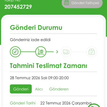 Teslim Edilmemiş Kitaplık İçin Yanıltıcı Kargo Durumu Ve Ücret İadesi Talebi