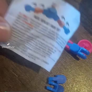 Tayaş Gıda Oyuncak Parçası Eksik