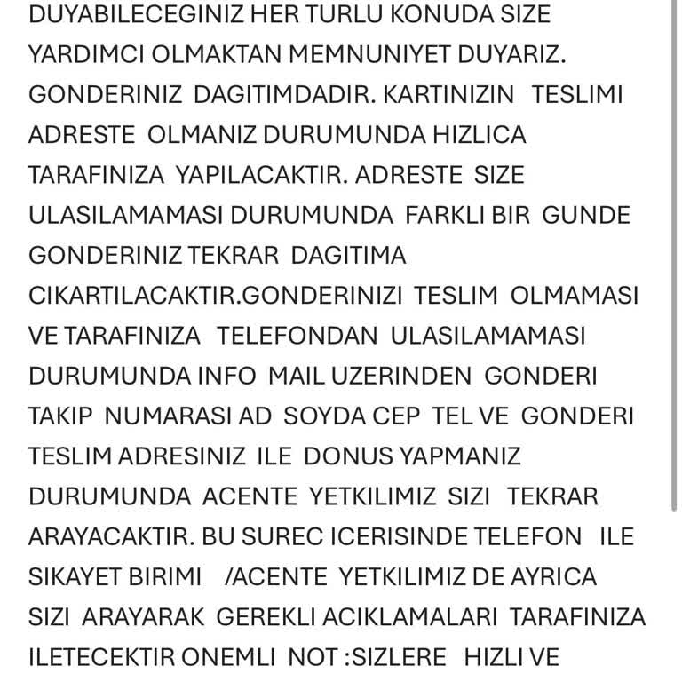 Kuryenet'te Teslim Edilmeyen Gönderi Ve Cevapsız Müşteri Hizmetleri