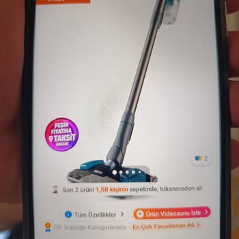 Garanti Altındaki Philips Dikey Süpürge Birleşim Noktasından Kırıldı