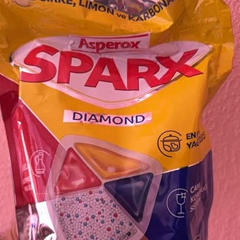 Bulaşık Makinesine Zarar Veren, Kötü Koku Ve Beyaz Lekeler Bırakan Sparx Diamond Tablet