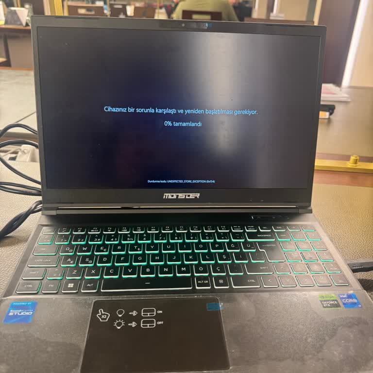 Monster Notebook Sürekli Mavi Ekran Hatası Veriyor