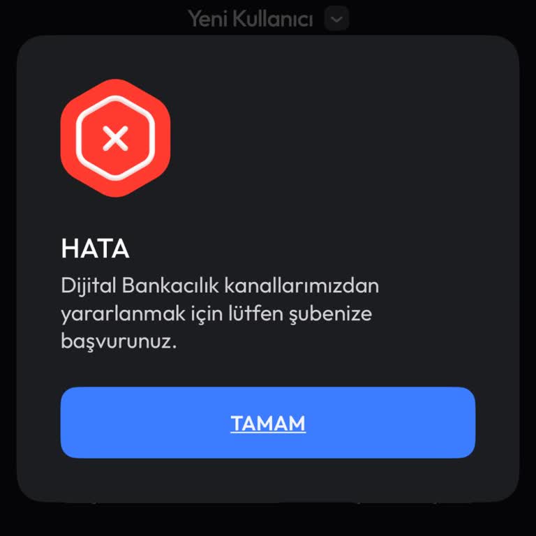 İş Bankası İşCep Erişim Hatası Ve Dijital Bankacılık Kanalı Açılmaması