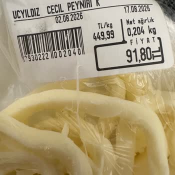 Namlı Hipermarket’ten Alınan Küflü Peynir Ve İade Talebi