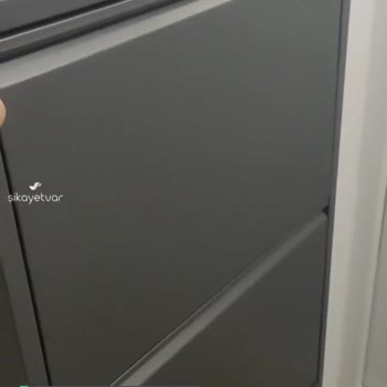 Koçtaş 4 Kapaklı Metal Ayakkabı Sipariş Süreci!