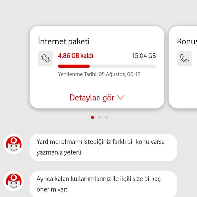 Vodafone İnternet Paketi Hatası Nedeniyle Haksız Ücret Talebi