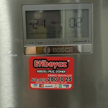 Bosch XL Buzdolabı Fabrikasyon Ayıplı