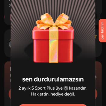 Yandex Uygulamasındaki Promosyon Hatası Ve S Sport Plus Üyeliği Verilmemesi