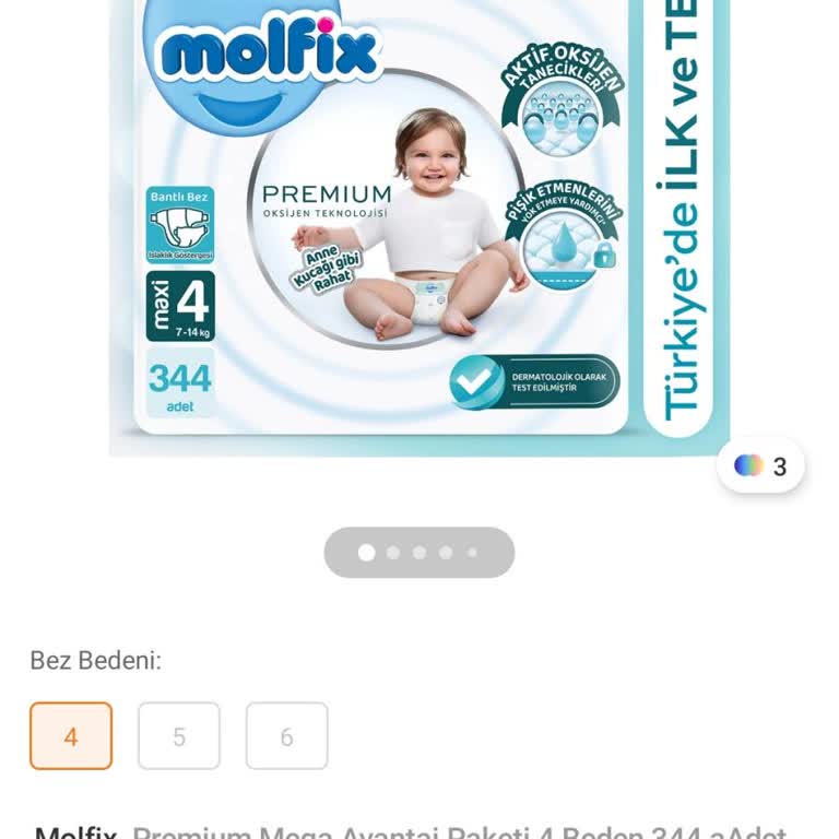 Molfix 4 Numaralı Premium Bebek Bezlerinde Sızdırma Ve Yan Bant Sorunu