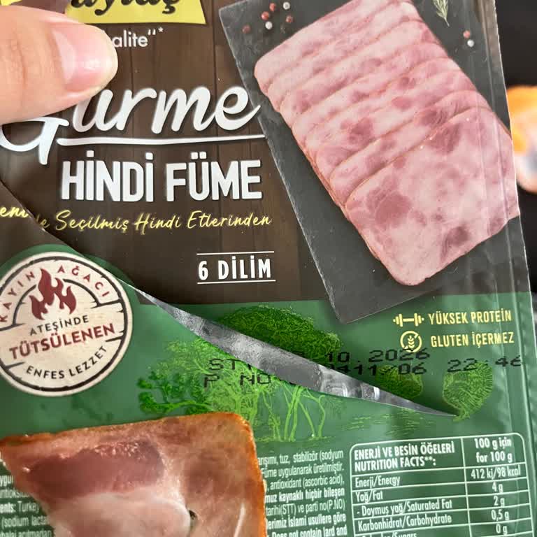 Aytaç Gurme Hindi Füme Ürününde Kemik Parçası Sağlık Riski