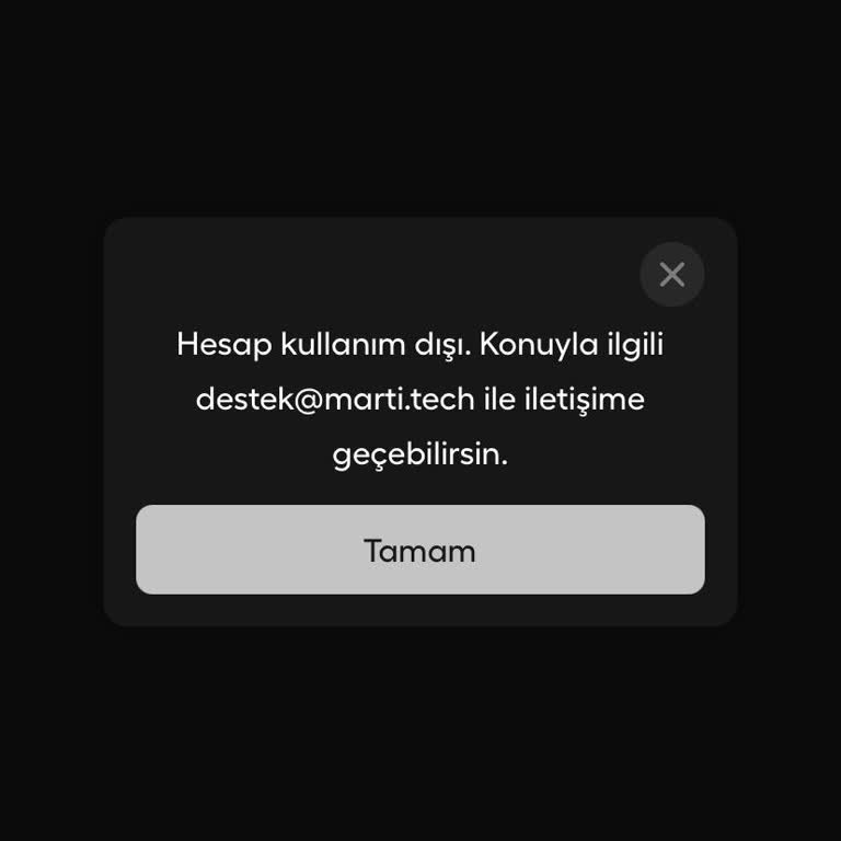 Hesabım Bildirimsiz Kapatıldı Ve Destek Yanıt Vermiyor