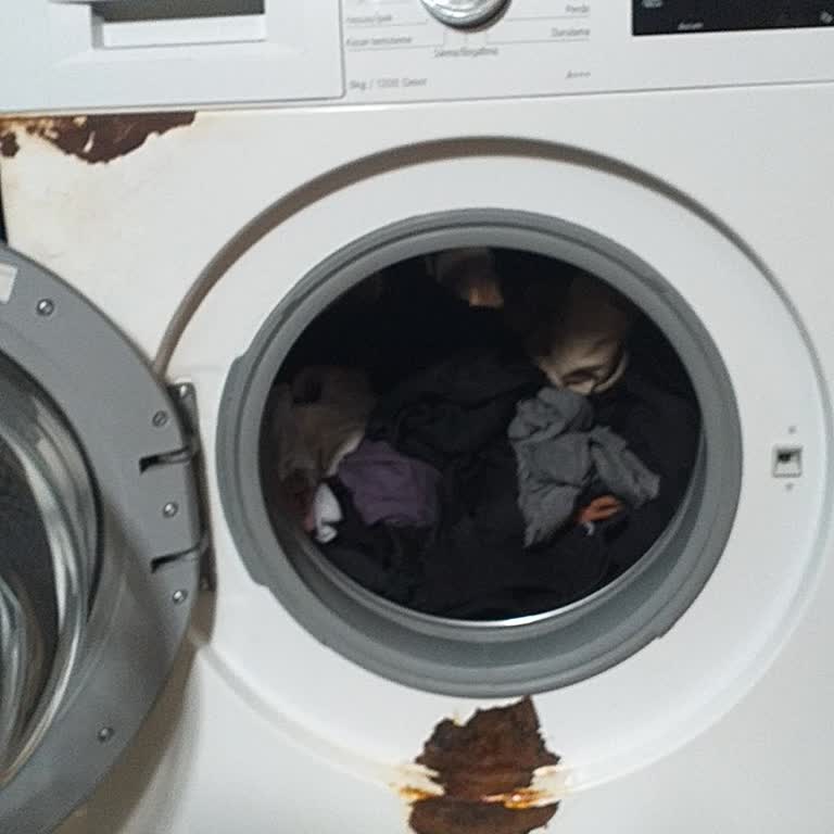 Bosch Çamaşır Makinesinde Dış Gövde Oksitlenmesi Ve Garanti Reddi