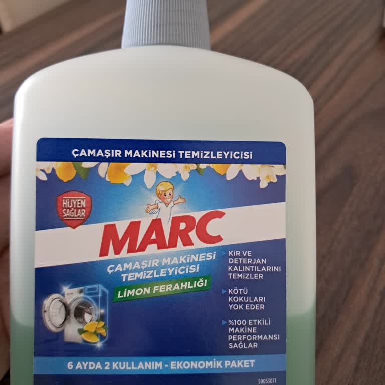 Marc Çamaşır Makinesi Temizleyicisi Sonrası Kesintisiz Kötü Koku Ve Destek Eksikliği