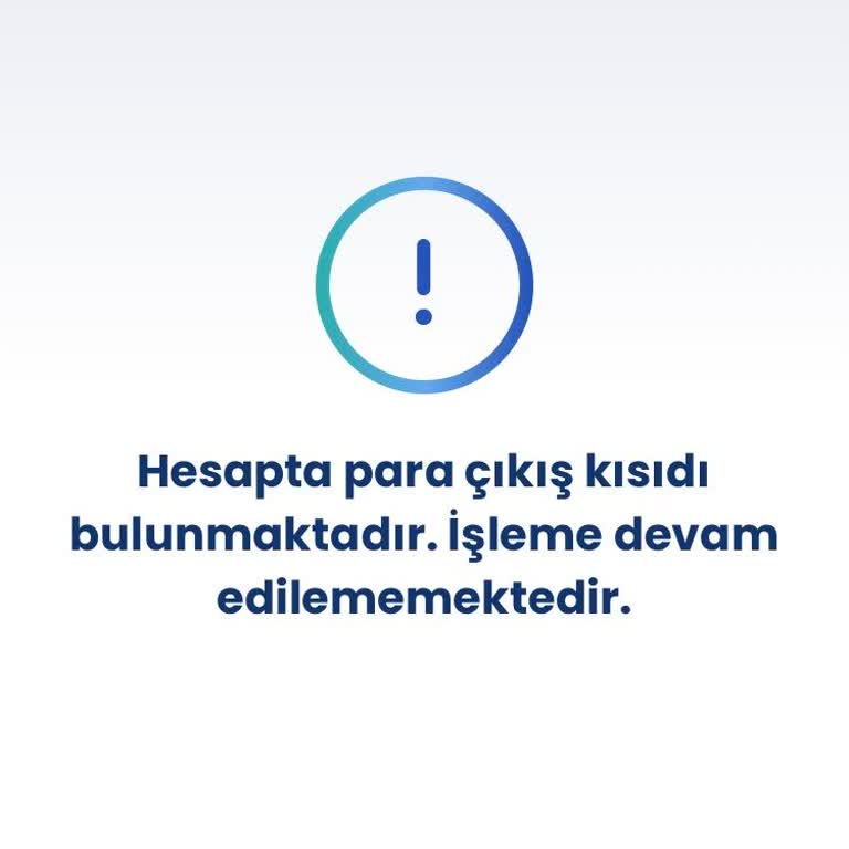 Hayat Finans Hesabımda Para Çekme Kısıtlaması Ve Blokajın Acil Kaldırılması Talebi