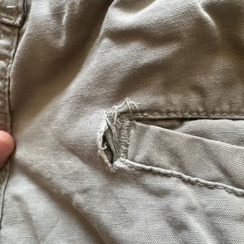 Loft Beyazıt Pantolonunda Kenar Yırtılması Ve Ücretsiz Değişim Talebi