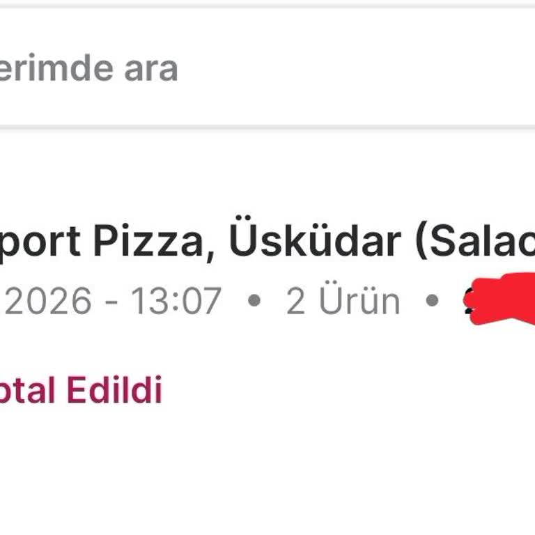 45 Dakika Bekleyip Bilgi Almadan Siparişimin İptali