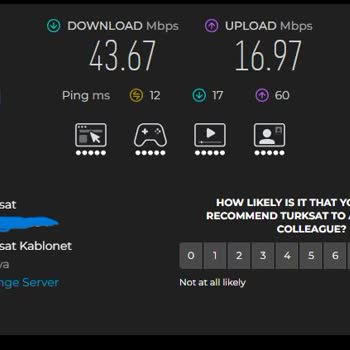 Taahhüt Edilen 200 Mbps Hızını Alamıyor, Sürekli 45-60 Mbps Hızıyla Mağdur Oluyorum