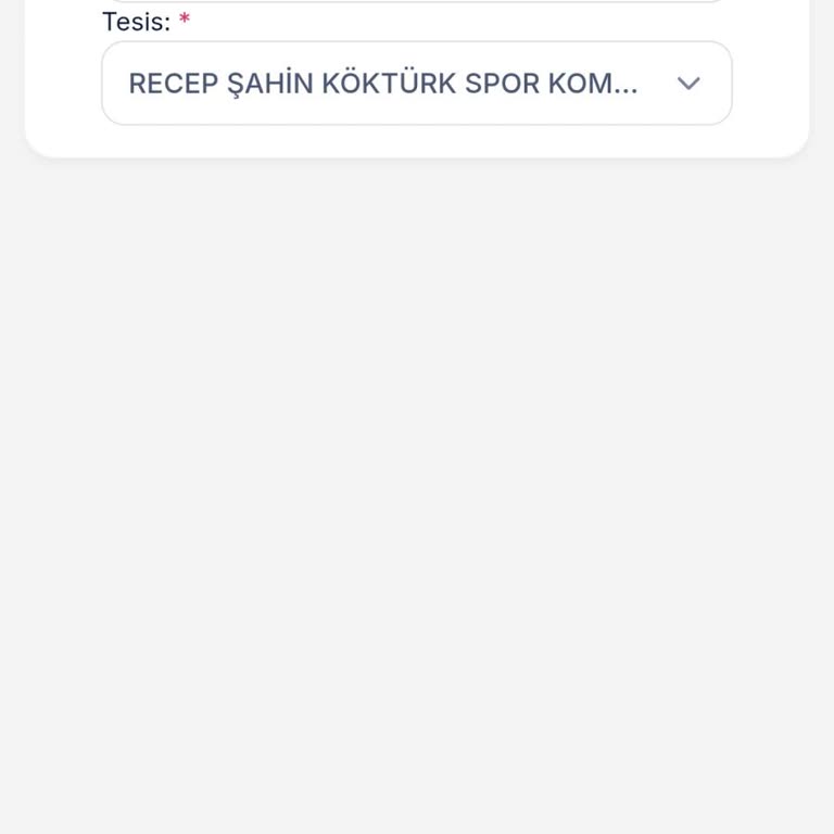 Kapalı Yüzme Havuzu İçin Online Kayıt Sistemi Çalışmıyor
