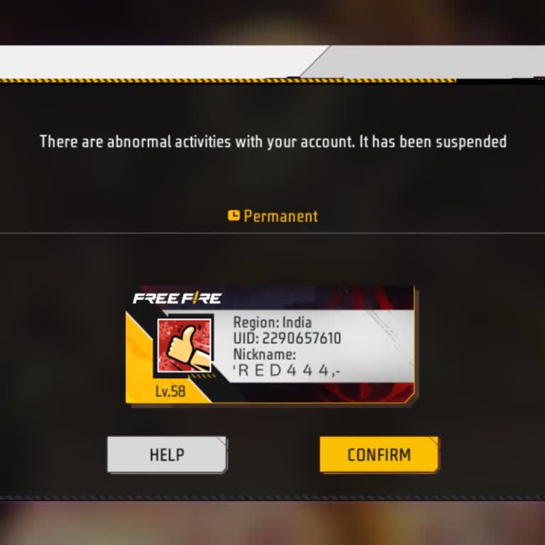 Garena Free Fire Abnormal Activities Issue