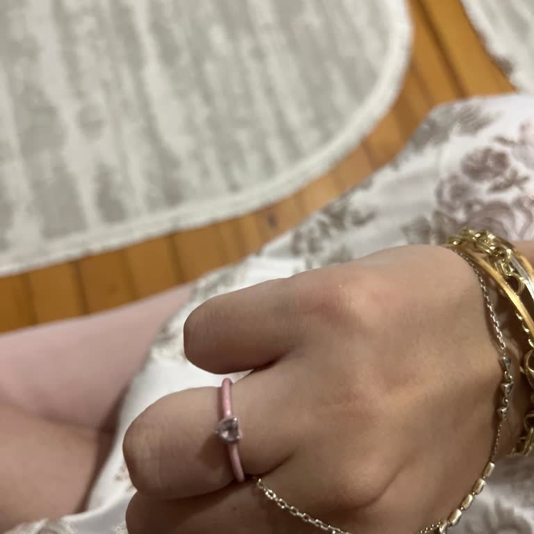 Pandora Pink Heart Chakra Ring Stone Faded Within One Year