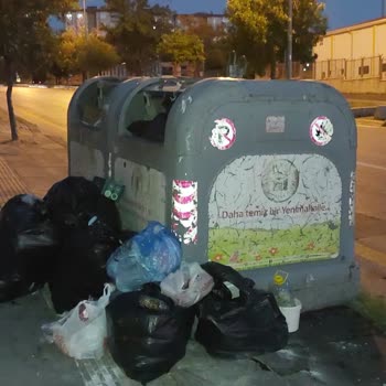 Yetersiz Çöp Konteynerleri Mahallede Koku Ve Görüntü Kirliliğine Neden Oluyor