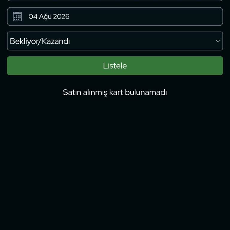 Satın Aldığım 19 Tombala Kartı Çekiliş Sonrası Sistemde Görünmüyor