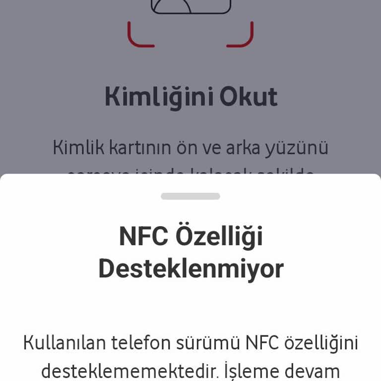 Şifre Yenileyemiyorum Ve NFC Olmadan Kimlik Doğrulama Yapamıyorum