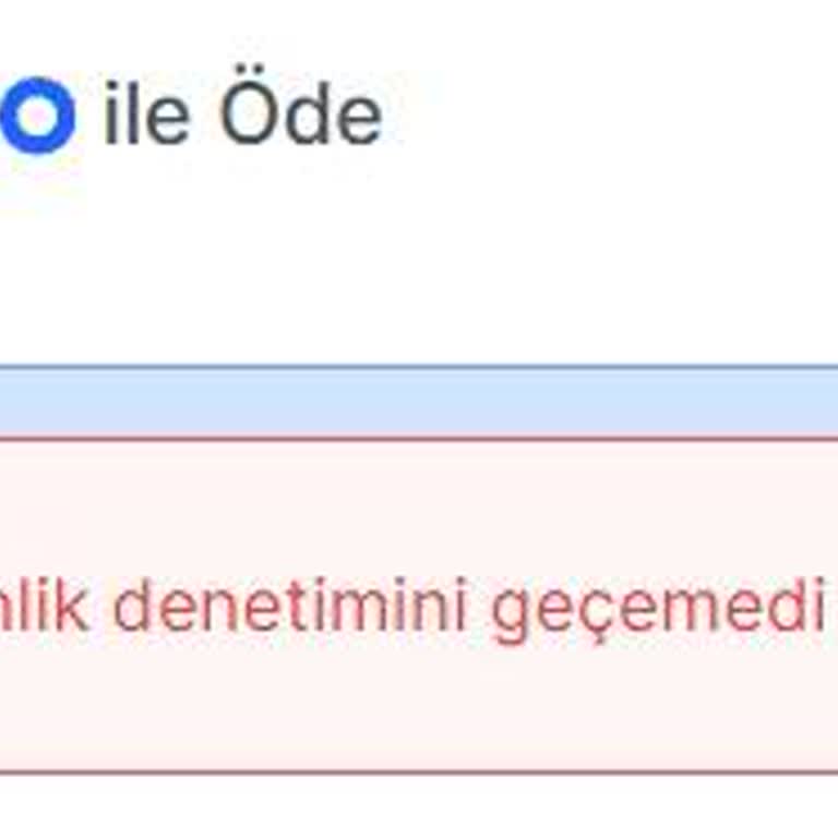 Iyzico Ödeme Güvenlik Denetimi Hatası Ve Müşteri Hizmetinde Yardım Eksikliği