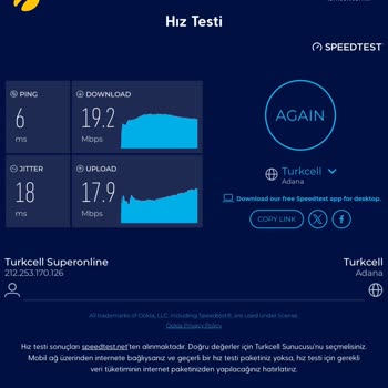 Akşam Saatlerinde 1000 Mbps Paketi Hızı Düşüyor Ve Canlı Destek Ulaşılamıyor