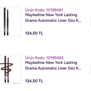 Eksik Gelen Maybelline Liner Ürünleri İçin Hızlı Yeniden Gönderim Talebi