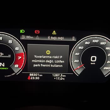Audi A3'te Yuvarlanma Riski Uyarısı İçin Lastik Basıncı Kontrolü