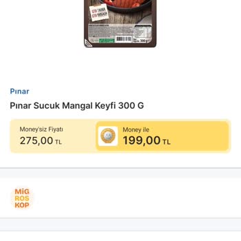 Migros Sanal Market'te Pınar Mangal Keyfi Ürününde Hindi Bilgisi Gizleniyor