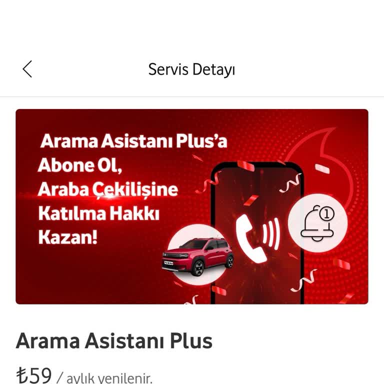 Vodafone Çalışmayan Dijital Servisler İçin Ücret İadesi Talebi