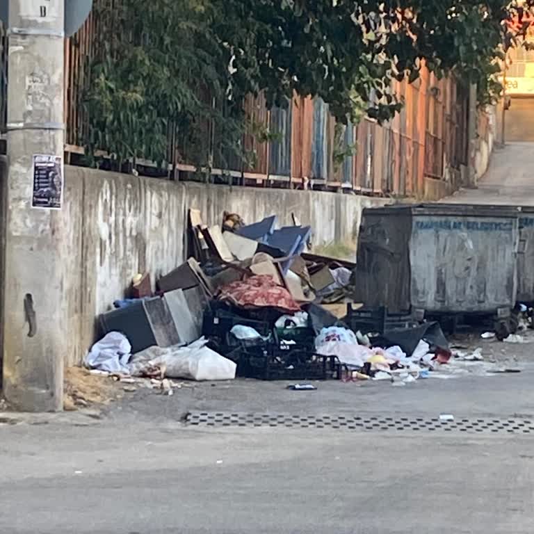 Yunus Emre Mahallesi'nde Çöp Konteyneri Çevresindeki Atık Yığınına Acil Çözüm Talebi