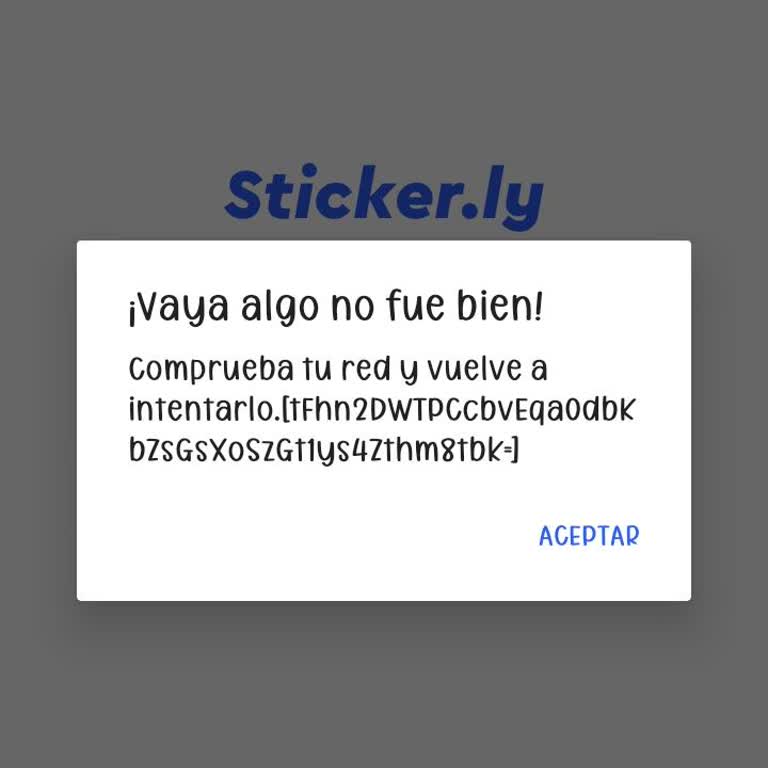 Problemas de acceso a la cuenta Sticker.ly por falla, solicito solución