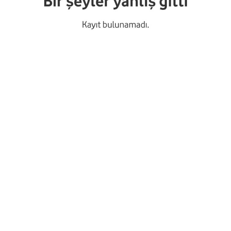 Vodafone Yanımda Uygulamasında Happy Hediyelik Kod Görülemiyor