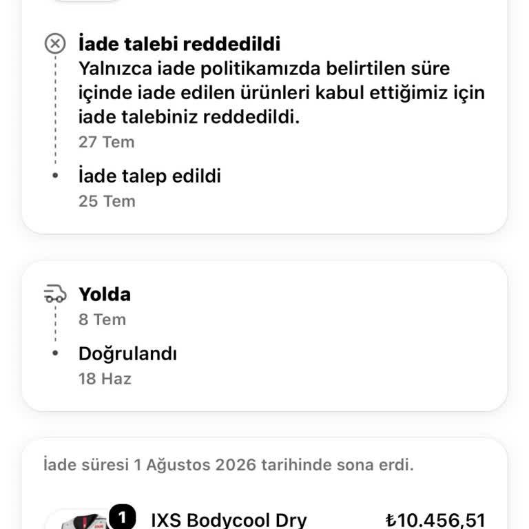 İxs Motosiklet Ekipmanları Ürün Açıklamalarında Belirtilen Performansı Kesinlikle Göstermedi