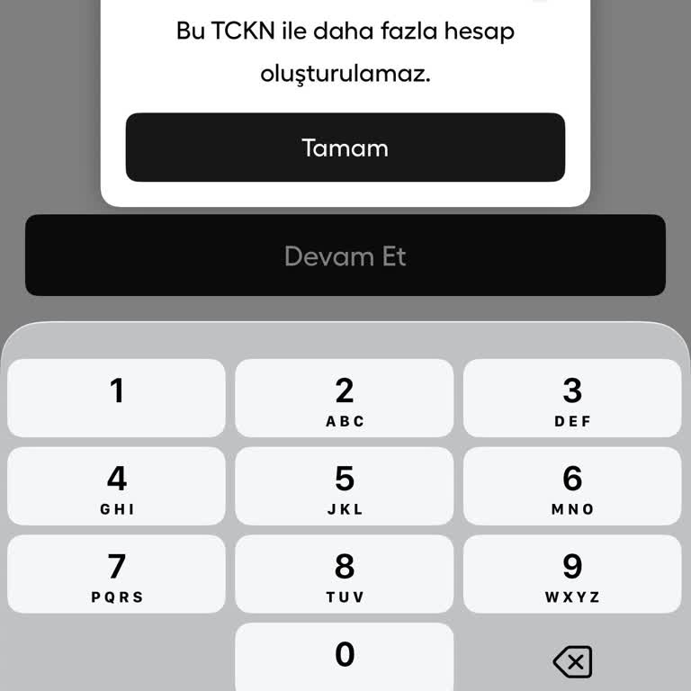 TCKN Doğrulama Hatası Nedeniyle Martı Hesabımı Kullanamıyorum